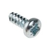 RS PRO Bright Zinc Steel Pan Head Self-Tapping Screw 9 mm 6 117-6664