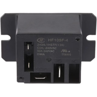 Hongfa Europe GMBH Flange Power Relay 240V AC Coil, 30A Switching Current, SPST HF105F-4/240A1HSTF
