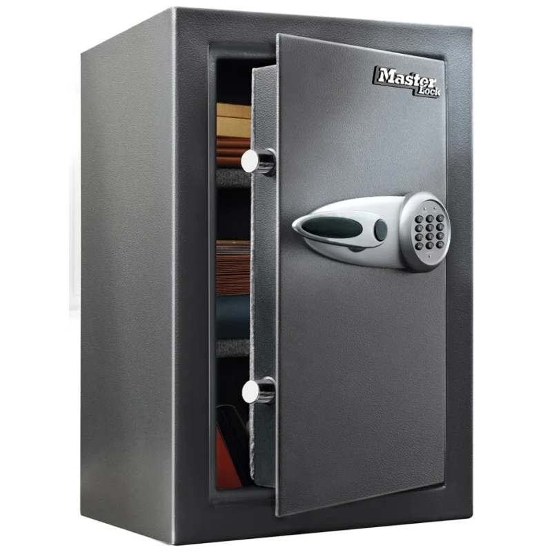 Master Lock Fire Rated Office Safe with Combination Padlock, Capacity 61.7L, Digital Programmable Lock, Interior T6-331ML