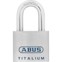 ABUS Key Titanium Safety Padlock Weatherproof, 11 mm Shackle Diameter, 60mm Width, Model 70879