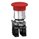 Schneider Electric Harmony Series Twist Release Emergency Stop Push Button Panel Mount 22mm Cutout 2 NC Contacts XB4BS8444