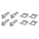 RS PRO Aluminium Gear Rack Rail Fixing Kit 2 Module 11.4mm Length 122-3447