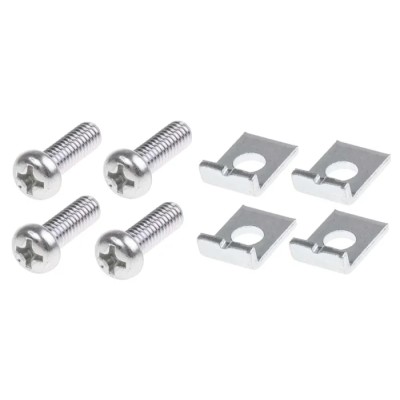 RS PRO Aluminium Gear Rack Rail Fixing Kit 2 Module 11.4mm Length 122-3447