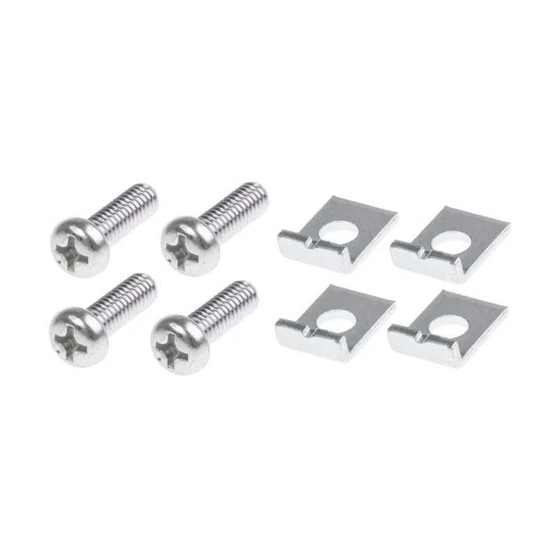 RS PRO Aluminium Gear Rack Rail Fixing Kit 2 Module 11.4mm Length 122-3447