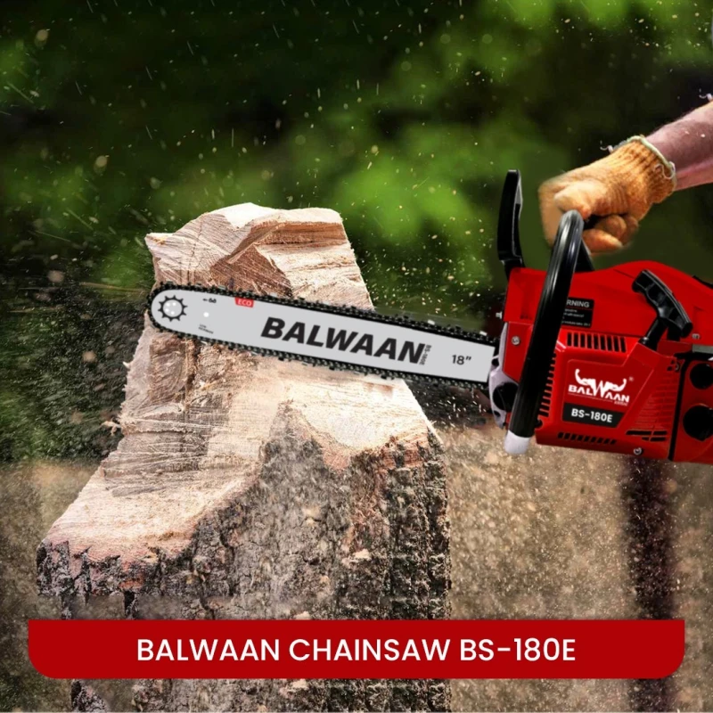 Shop Balwaan BS-180E Eco Chainsaw 58cc at Lowest Prices