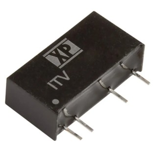 XP Power Isolated DC/DC Converter Dual Output ±15V 33.3mA 1W SIP Through Hole ITV2415S