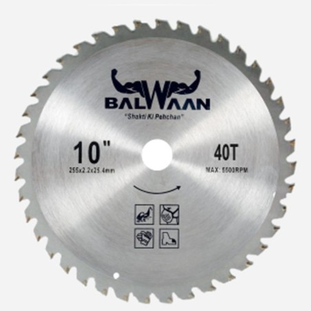 Buy Balwaan Heavy 40T TCT Blade for Brush Cutter at Best Price