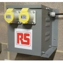 Carroll & Meynell Site Transformer 3.3 kVA, 230 V ac Primary, 110 V (55V-0V-55V) Secondary, 16 A Output 122-6715