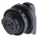 Bartec Series 3 Position Selector Switch Head with Black Handle, IP66/IP54/IP67, Latching Operation, Model 05-0003-001000