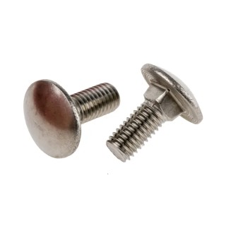 RS PRO Stainless Steel Plain Coach Bolt M8 x 20 mm, Metric Thread, Square Neck 122-4424
