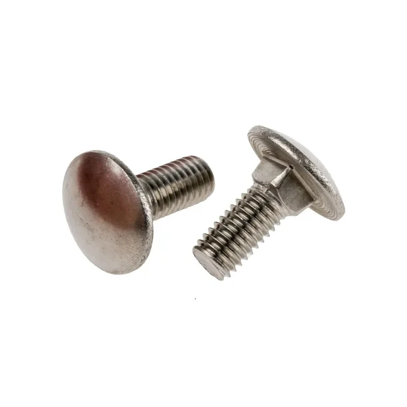RS PRO Stainless Steel Plain Coach Bolt M8 x 20 mm, Metric Thread, Square Neck 122-4424