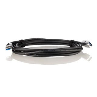 HARTING IC Socket USB Cable, Female USB Type A to Female USB Type A, USB 3.0, Black Jacket, 3 m Length 09455451934