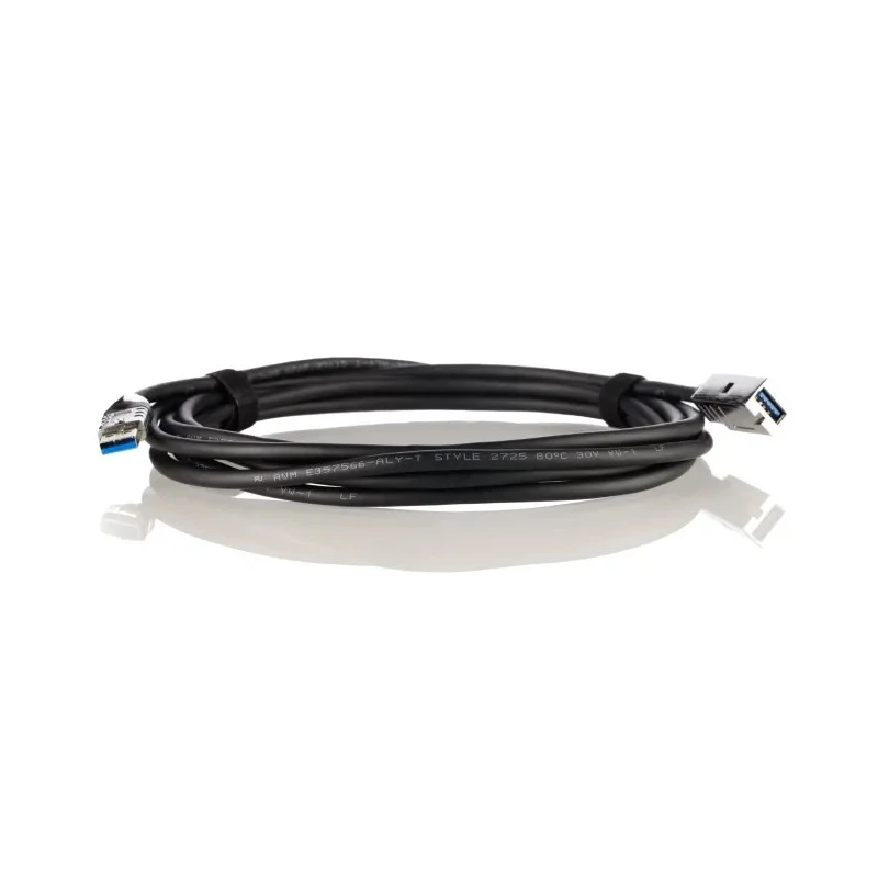 HARTING IC Socket USB Cable, Female USB Type A to Female USB Type A, USB 3.0, Black Jacket, 3 m Length 09455451934