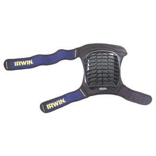Irwin Blue, Black ABS Plastic Knee Pad Double Straps Impact Resistant EN 14404 10503831