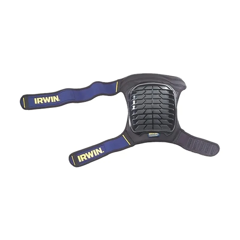 Irwin Blue, Black ABS Plastic Knee Pad Double Straps Impact Resistant EN 14404 10503831