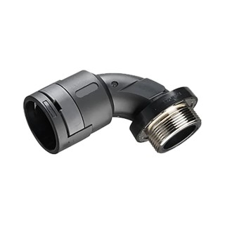 Kopex Conduit Fitting 32 mm Nominal Size Nylon 12 Black Nickel Thread IP68 7TCA297120R0349 NEBV0606