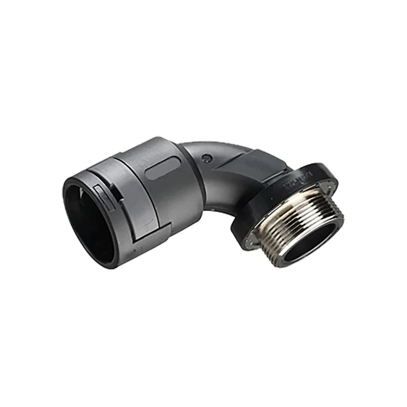 Kopex Conduit Fitting 32 mm Nominal Size Nylon 12 Black Nickel Thread IP68 7TCA297120R0349 NEBV0606