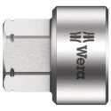 Wera 12 mm Standard Hex Socket with 1/4 in Drive, Chrome Vanadium Steel, 9.5mm Overall Length 05024002001