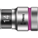 Wera Standard 1/2 in Drive 14 mm Socket Chrome Vanadium Steel, 11.4mm Overall Length 05003734001