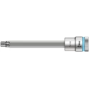 Wera 1/2 in Drive TX50 Bit Socket, Chrome Vanadium Steel, 140mm Overall Length TX50
