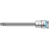 Wera 1/2 in Drive TX50 Bit Socket, Chrome Vanadium Steel, 140mm Overall Length TX50