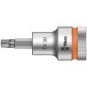 Wera 1/2 in Drive TX30 Bit Socket, Chrome Vanadium Steel, 60mm Overall Length TX30