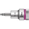 Wera 1/2 in Drive TX 20x25 Torx Socket, Chrome Vanadium Steel, 60mm Overall Length 05003830001