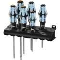 Wera Pozidriv and Slotted Standard Screwdriver Set 6-Piece 05032061001 with Multi-Component Kraftform Handles Czech Republic