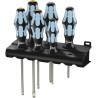 Wera Pozidriv and Slotted Standard Screwdriver Set 6-Piece 05032061001 with Multi-Component Kraftform Handles Czech Republic
