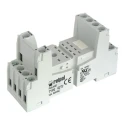Relpol 8 Way 300V AC DIN Rail Relay Socket for Use with R2N Relay GZT2-GREY