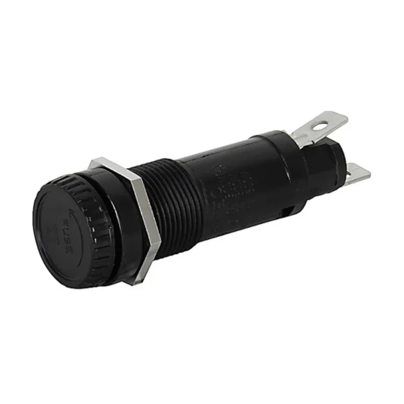 Schurter 20A Panel Mount Fuse Holder 1P-Pole for 6.3 x 32 mm Cartridge Fuse 600V AC 0031.1624