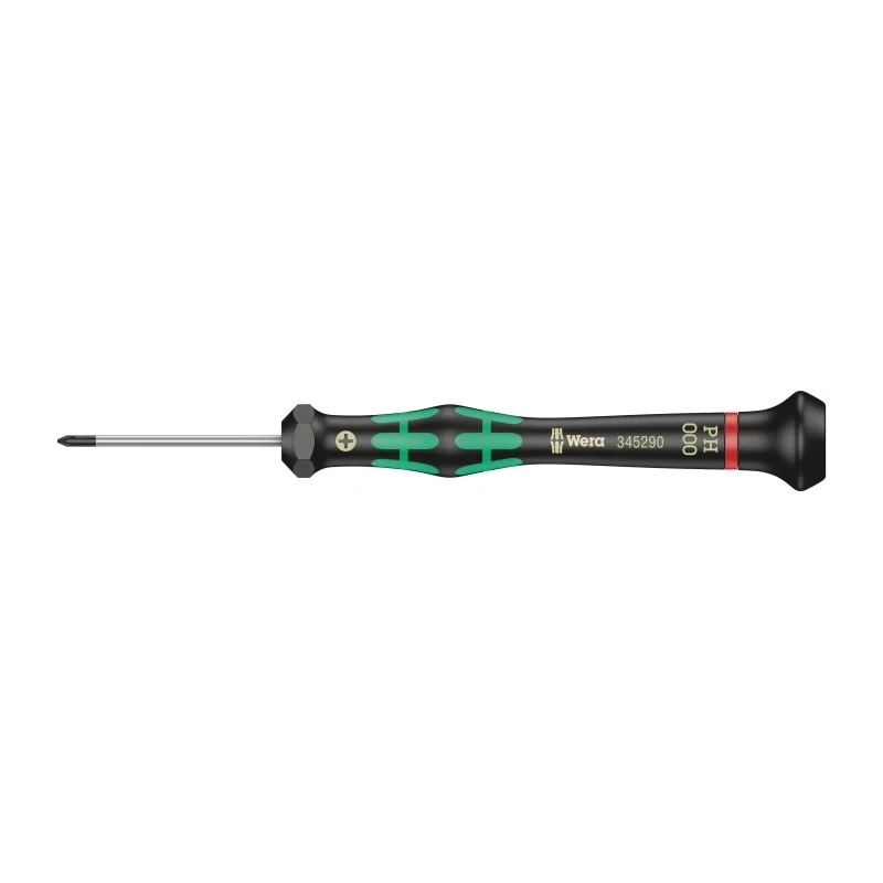 Wera Precision Screwdriver PH000 Tip 40 mm Blade 137 mm Overall PH000