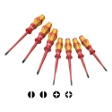 Wera Insulated Screwdriver Set Phillips Pozidriv Slotted 7-Piece IEC 60900 05135961001