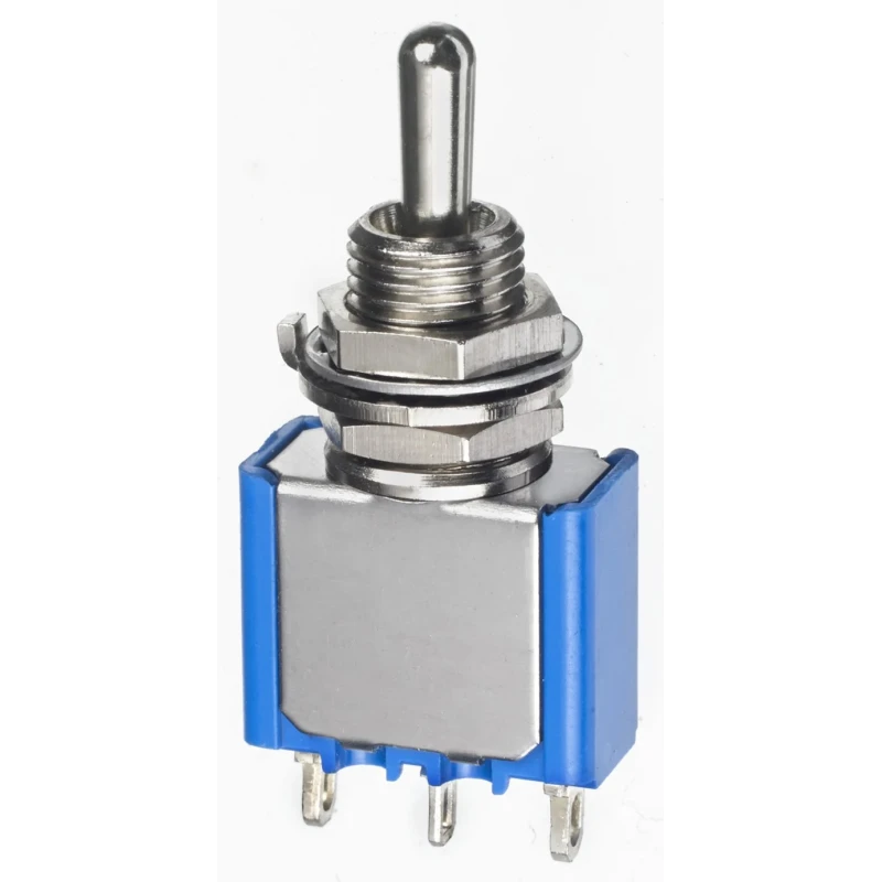 APEM Toggle Switch Panel Mount On-Off-On SPDT Solder Lug Terminal 30V dc 30V ac 5639A17