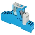 Finder 4C Series Interface Relay, DIN Rail Mount, 12V DC Coil, DPDT-2 CO Contacts, 8A Switching Current 4C.P2.9.012.0050SPA