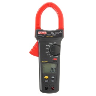 RS PRO Clamp Meter with True RMS Measurement, 1000 A DC, 1 kA AC, 1000 V DC, 750 V AC, CAT IV CAT III ICM139R