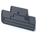 Omron Series End Cover for Use with XW5T-P1.5-1.1-2 Feed Through Terminal Block and XW5G-P1.5-1.1-2 Grounding Terminal XW5E