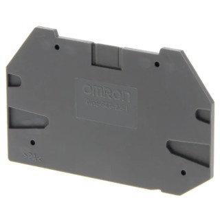 Omron Series End Cover for Use with XW5G-S4.0-2.2-1 Grounding Terminal Block and XW5T-S4.0-2.2-1 Feed Through Terminal XW5E