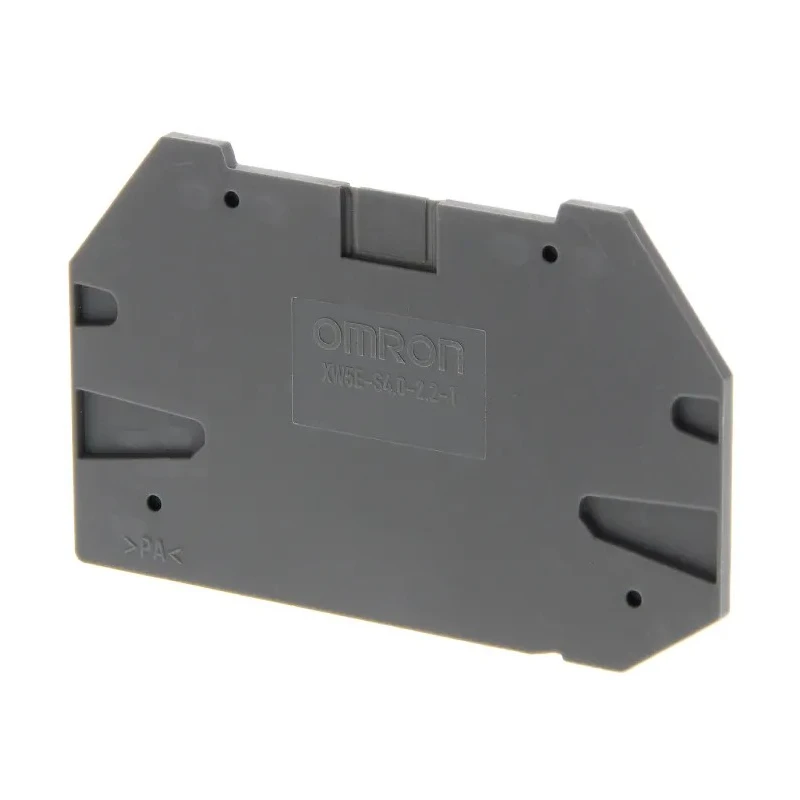 Omron Series End Cover for Use with XW5G-S4.0-2.2-1 Grounding Terminal Block and XW5T-S4.0-2.2-1 Feed Through Terminal XW5E