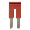 Omron Series Red Short Bar for Use with XW5T-P4.0-2 Feed Through Terminal Block and XW5G-P4.0-2 Grounding Terminal Block XW5S