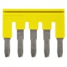 Omron Series Yellow Short Bar Accessory for XW5G-P4.0-5 Grounding Terminal Block and XW5T-P4.0-5 Feed Through Terminal XW5S