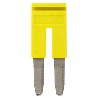 Omron XW5S Series Yellow Short Bar Accessory for XW5T-S4.0-KD Disconnect Terminal Blocks 