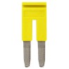 Omron XW5S Series Yellow Short Bar Accessory for XW5T-S4.0-KD Disconnect Terminal Blocks