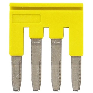 Omron XW5S Series Yellow Short Bar Accessory for XW5T-S4.0-KD and Feed Through Terminal Blocks 