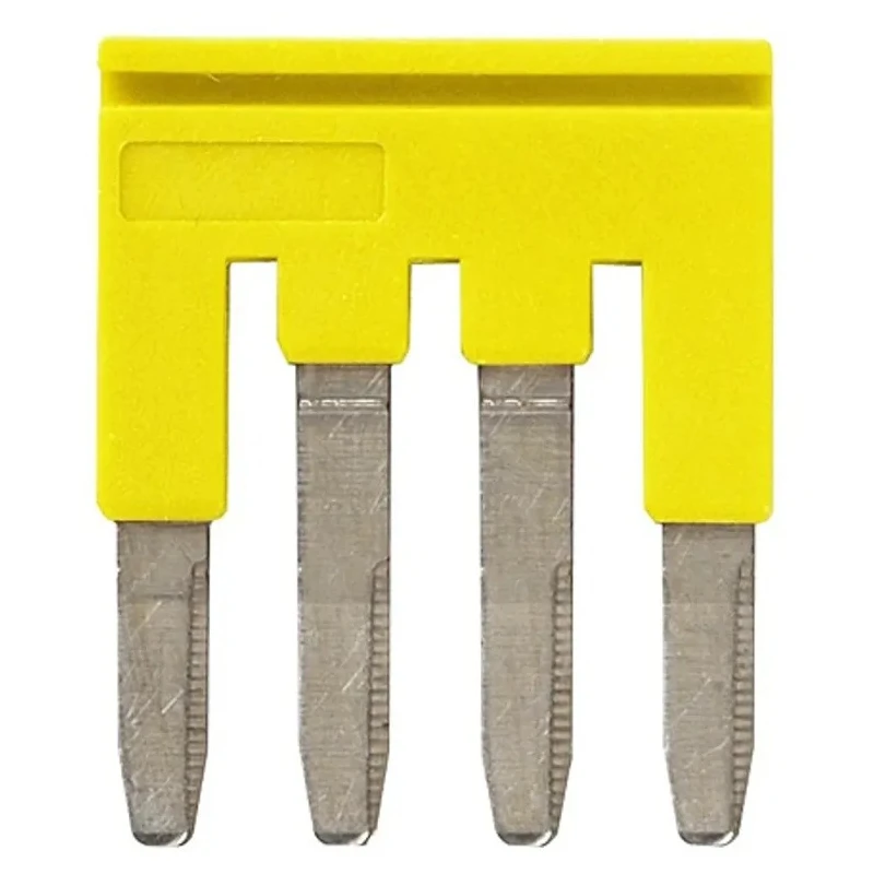 Omron XW5S Series Yellow Short Bar Accessory for XW5T-S4.0-KD and Feed Through Terminal Blocks 