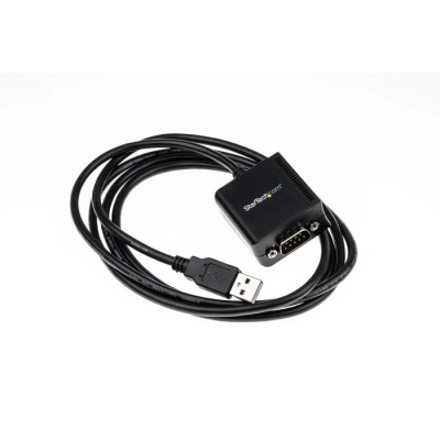 StarTech.com RS232 Converter Cable USB Type-A to D Sub, 1 Port, 115.2 kbps, Desktop Form Factor RS232