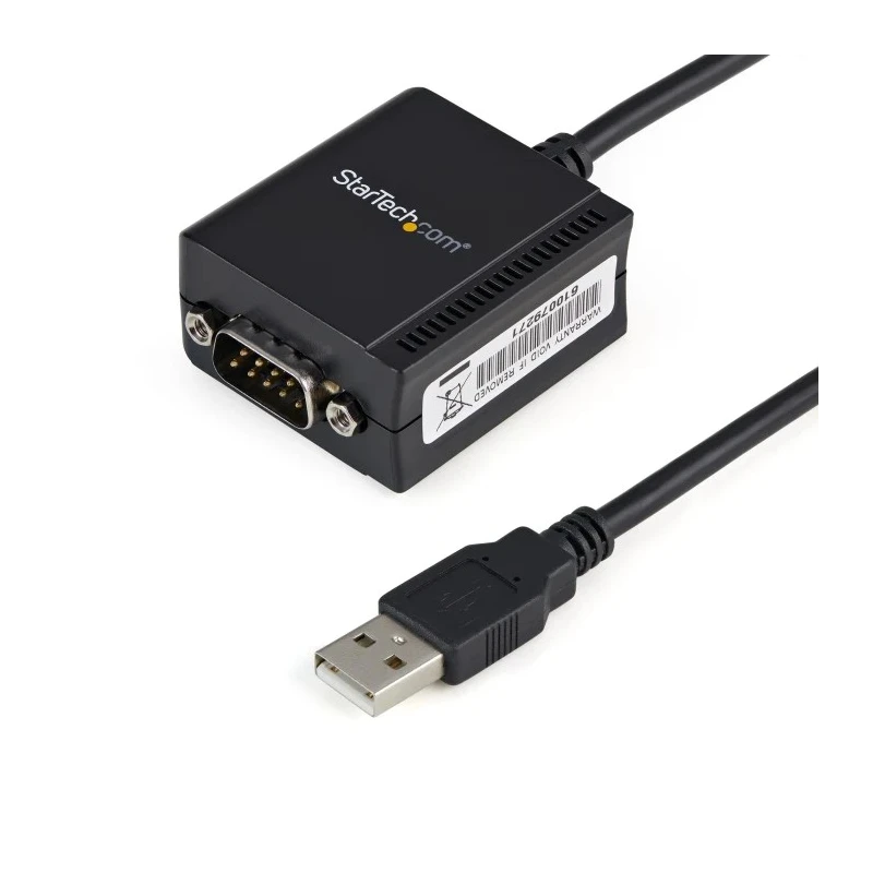StarTech.com RS232 Converter Cable USB Type-A to D Sub, 1 Port, 115.2 kbps, Desktop Form Factor RS232