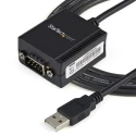StarTech.com RS232 Converter Cable USB Type-A to D Sub, 1 Port, 115.2 kbps, Desktop Form Factor RS232