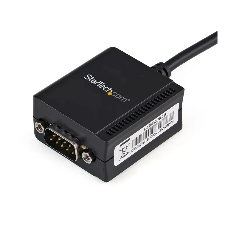 StarTech.com RS232 Converter Cable USB Type-A to D Sub, 1 Port, 115.2 kbps, Desktop Form Factor RS232