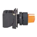 Schneider Electric Knob Selector Switch SPDT 3 Positions 22mm Cutout Diameter Illuminated Harmony XB5 XB5AK135B5